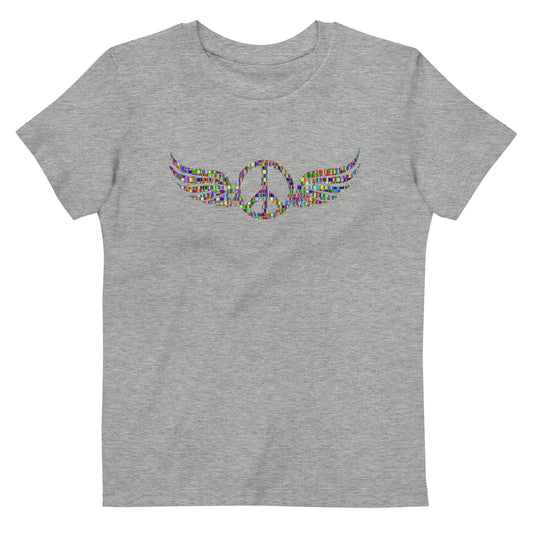 Must be talking to an Angel Organic Cotton Kids T-Shirt