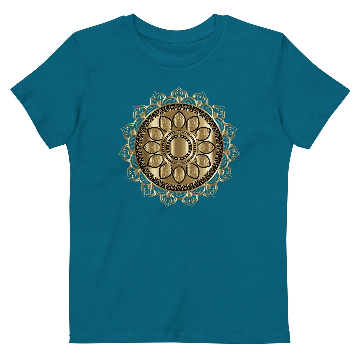 Golden Chakra Organic Cotton Kids T-Shirt