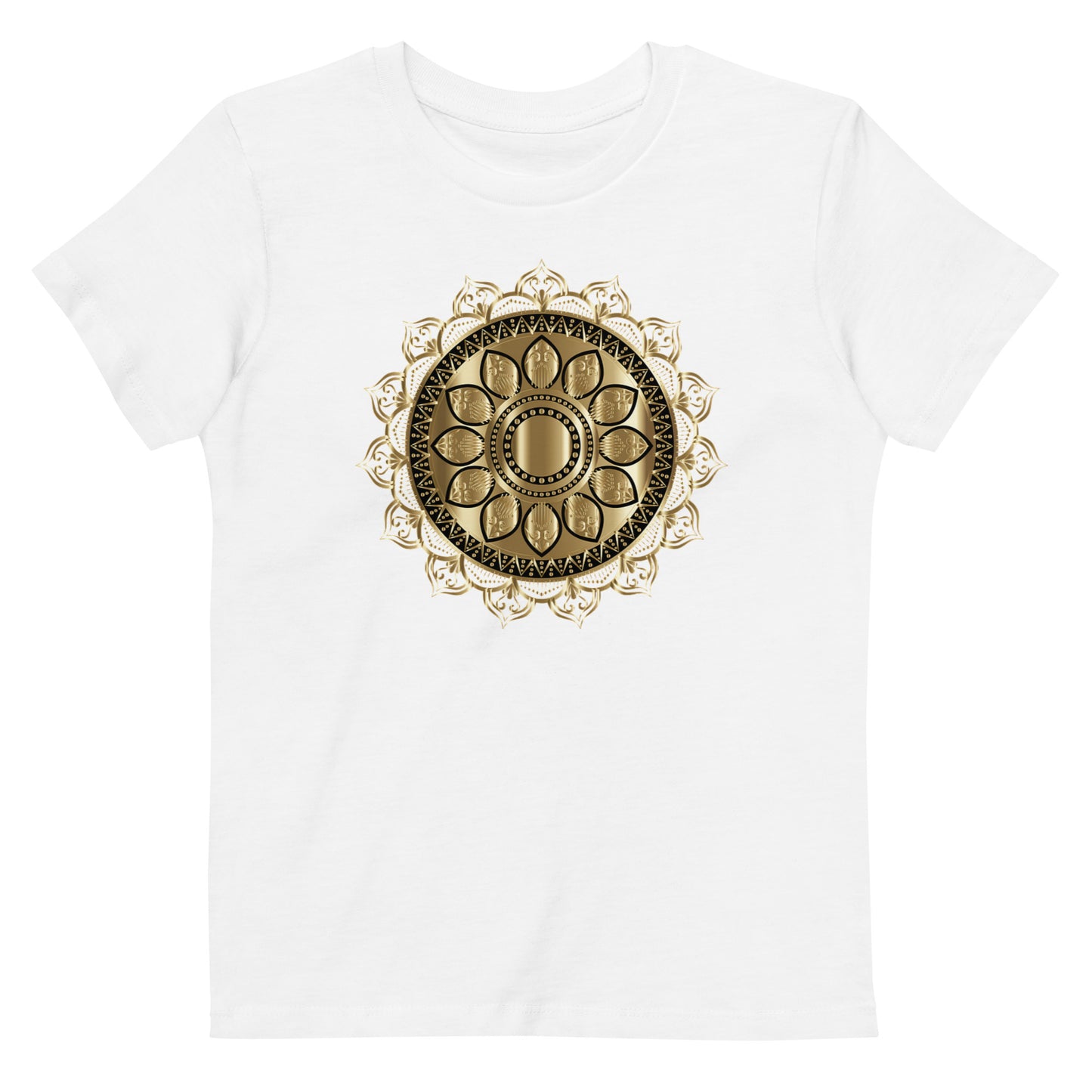 Golden Chakra Organic Cotton Kids T-Shirt