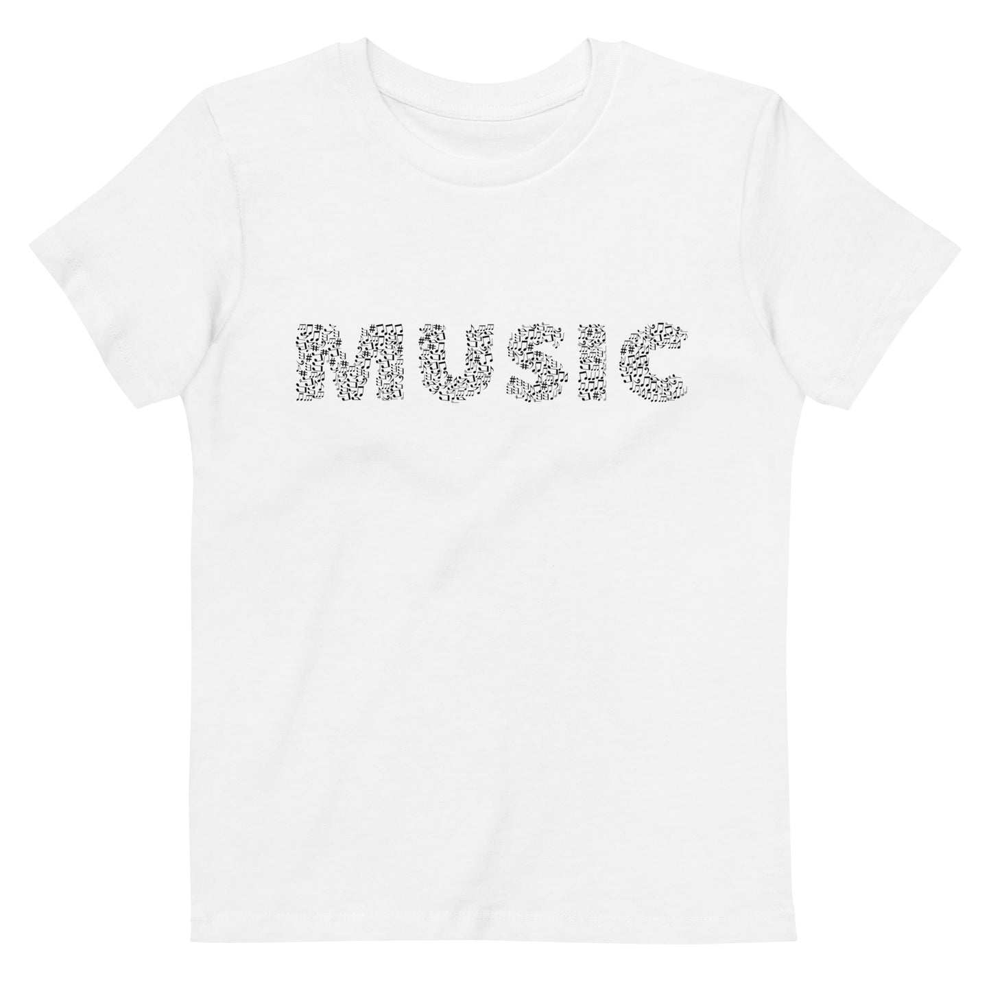 I Love Music Organic Cotton Kids T-Shirt