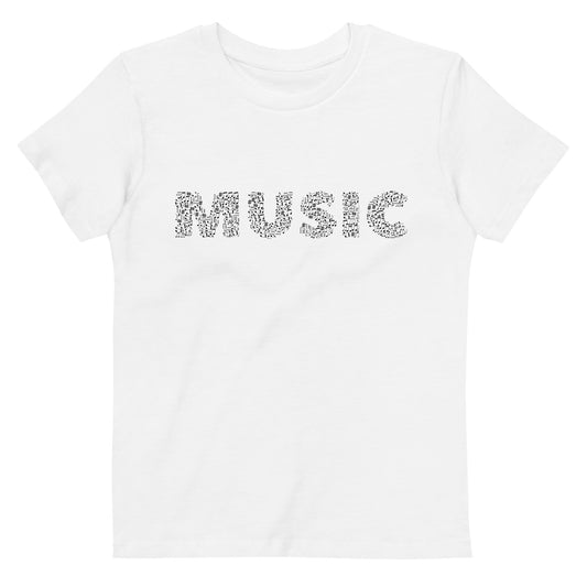 I Love Music Organic Cotton Kids T-Shirt