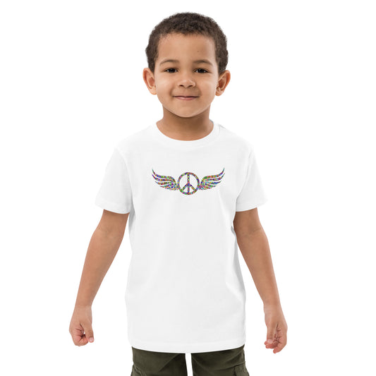 Must be talking to an Angel Organic Cotton Kids T-Shirt