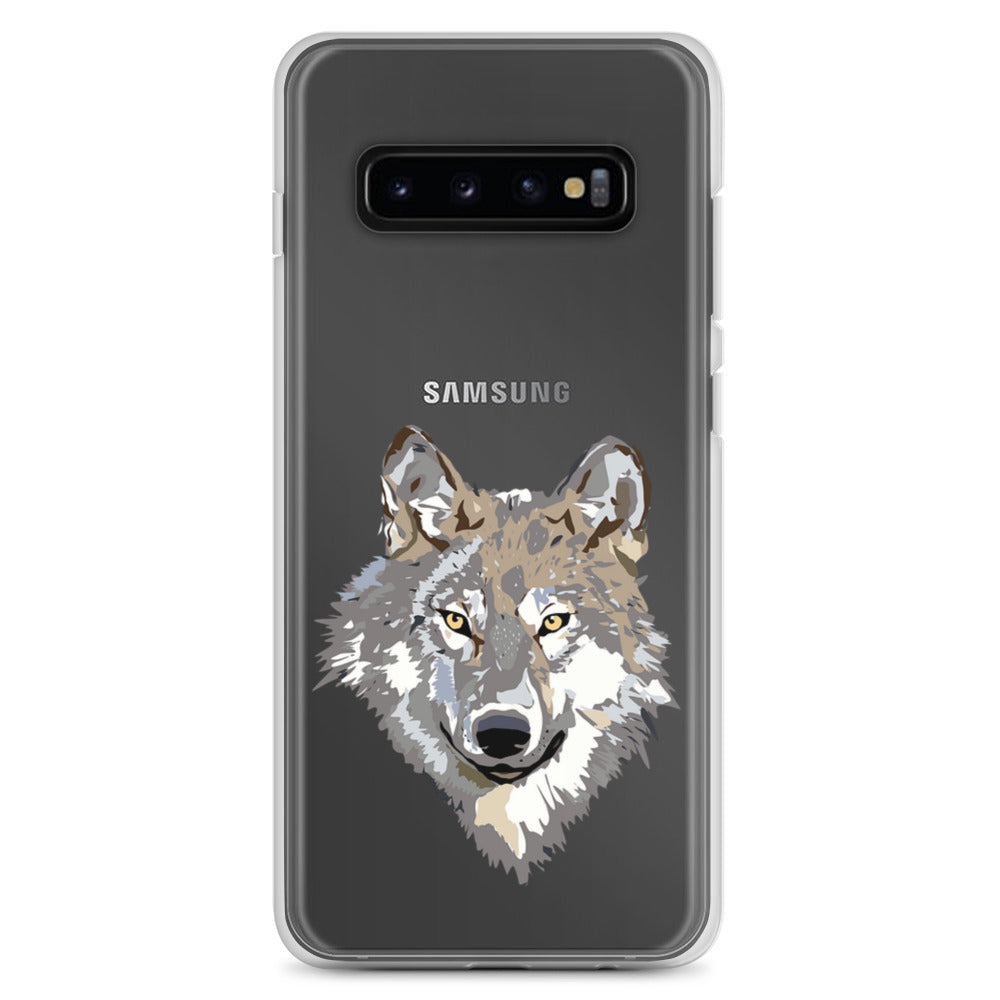 Silver Wolf Samsung Case