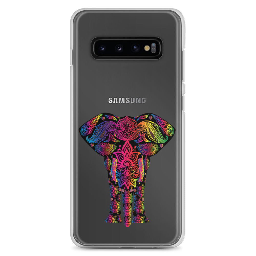 Elephant Face Colour Samsung Case