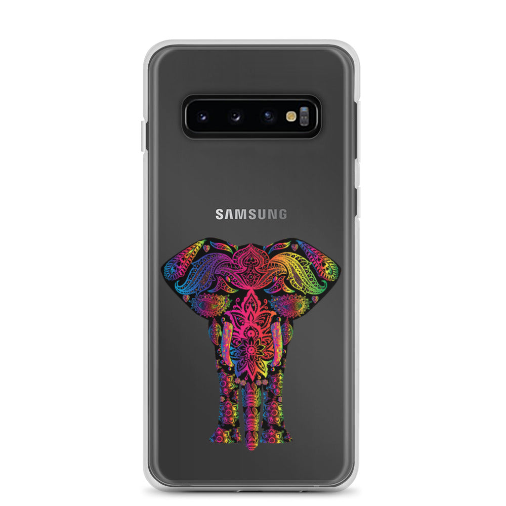 Elephant Face Colour Samsung Case