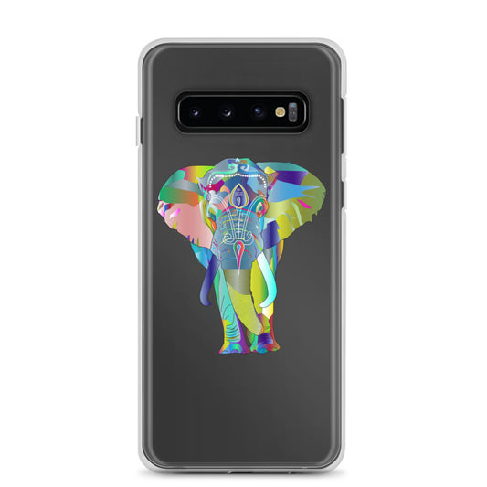 Elephant Face Colour Samsung Case