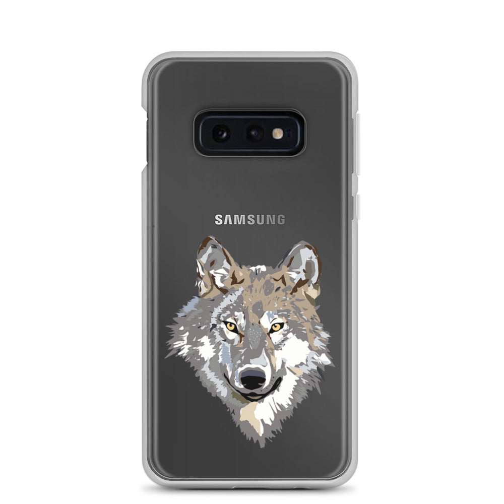 Silver Wolf Samsung Case