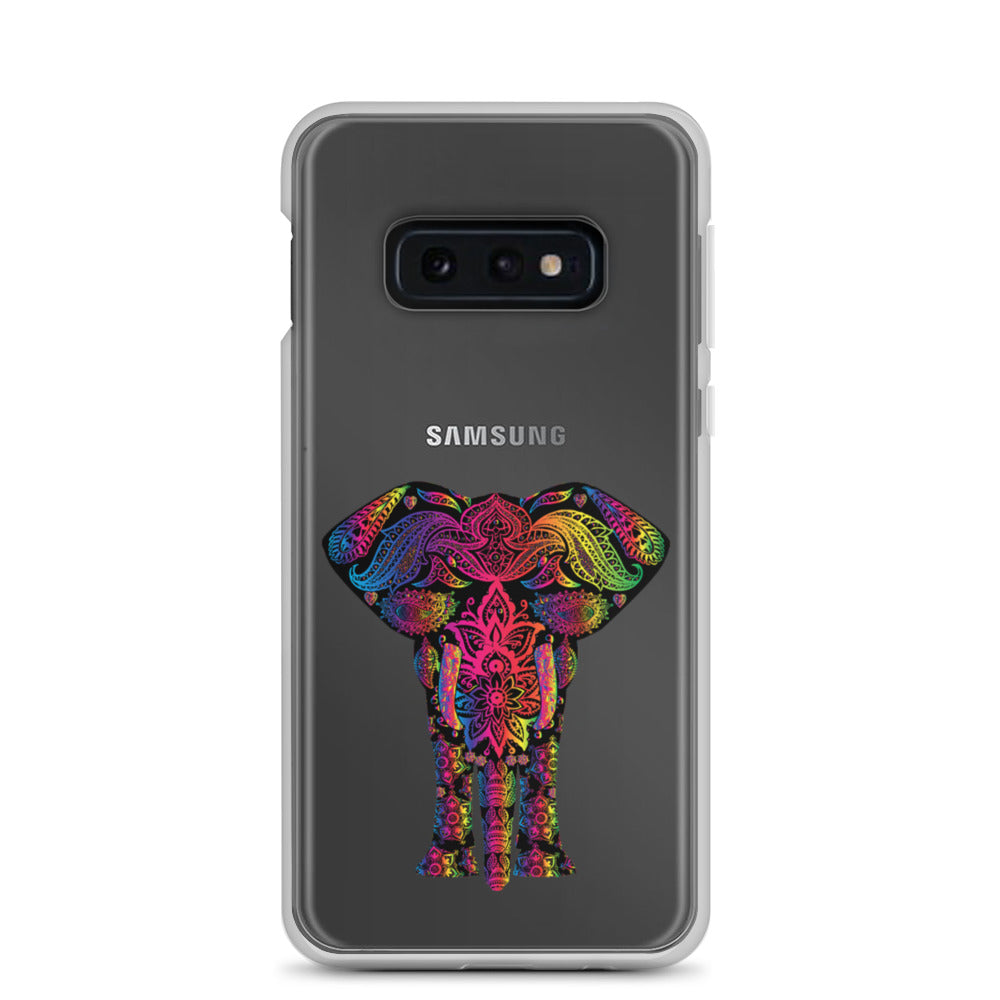 Elephant Face Colour Samsung Case