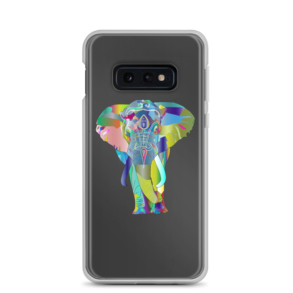 Elephant Face Colour Samsung Case