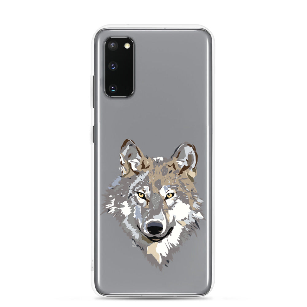 Silver Wolf Samsung Case