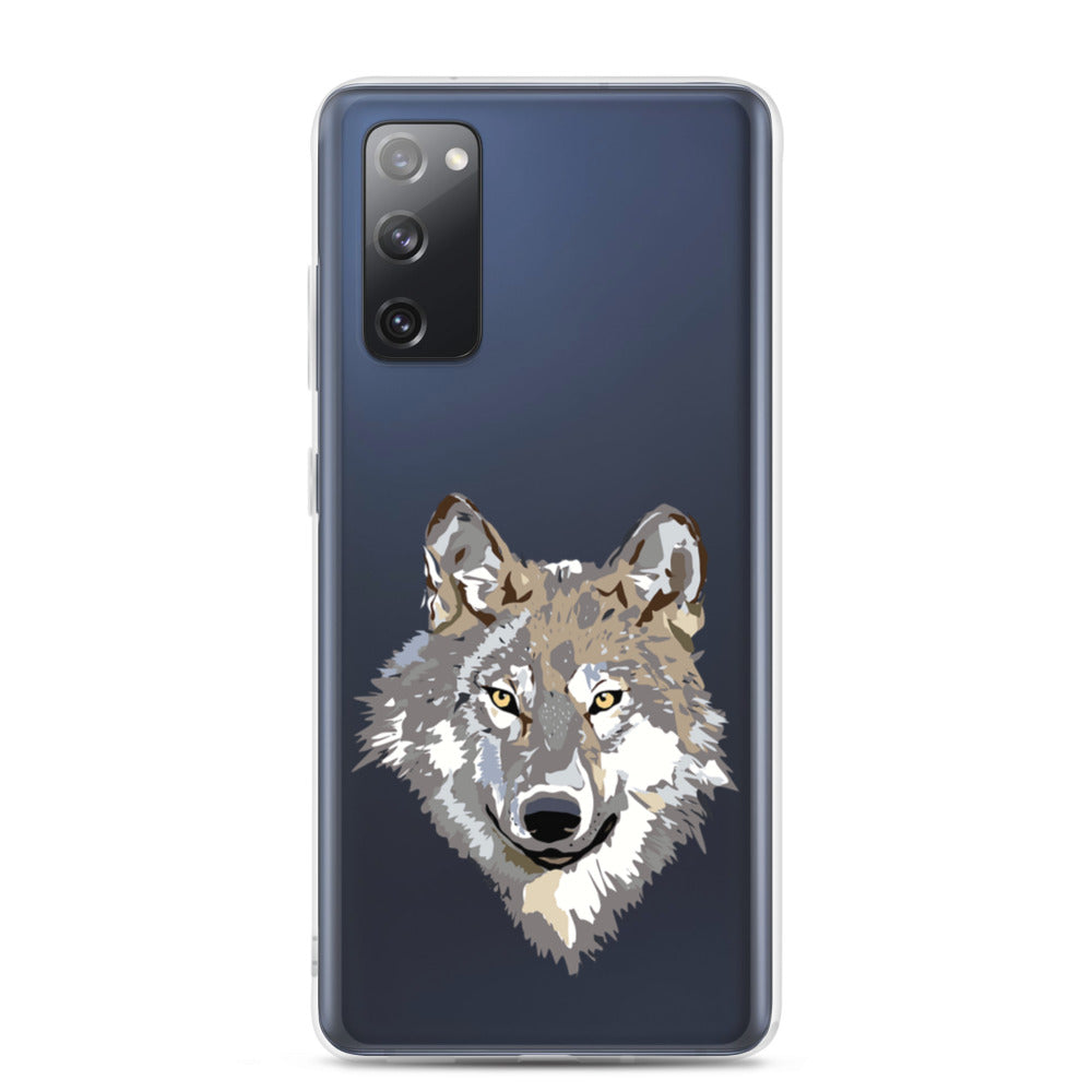 Silver Wolf Samsung Case