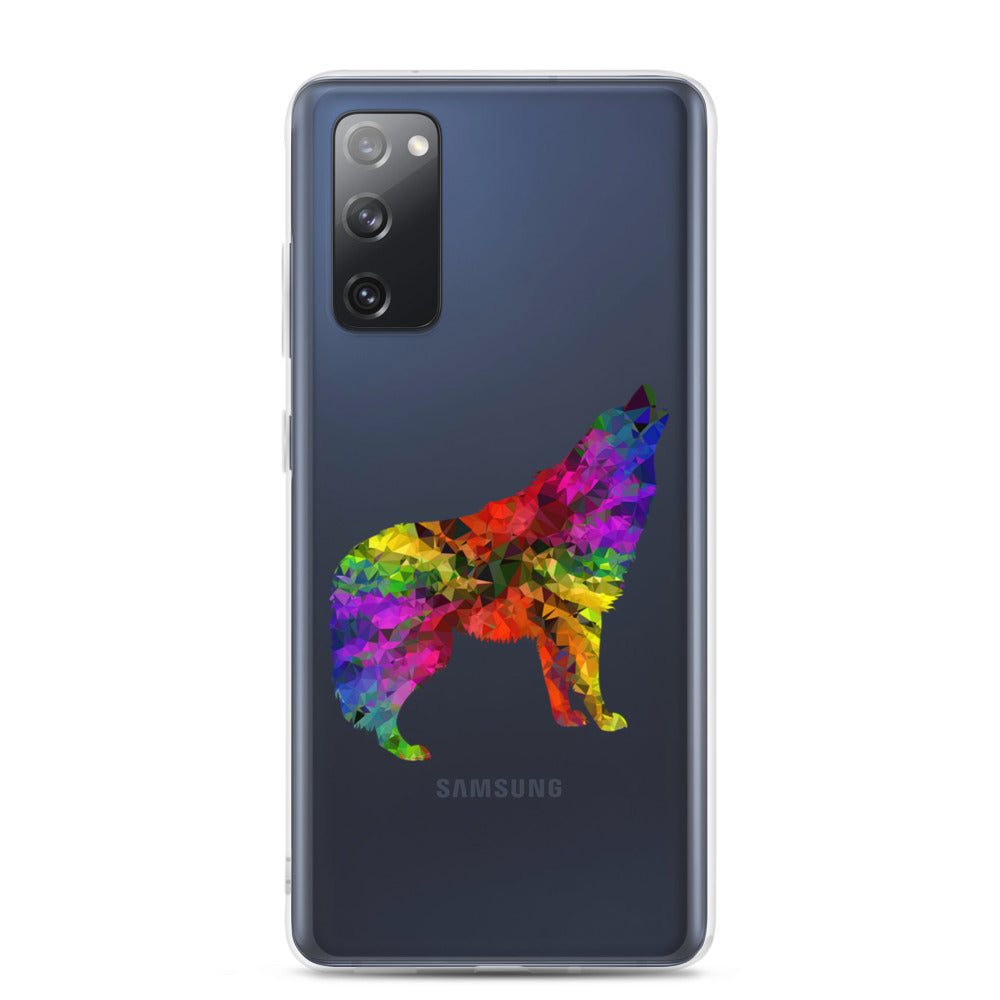 Technicolour Wolf Samsung Case