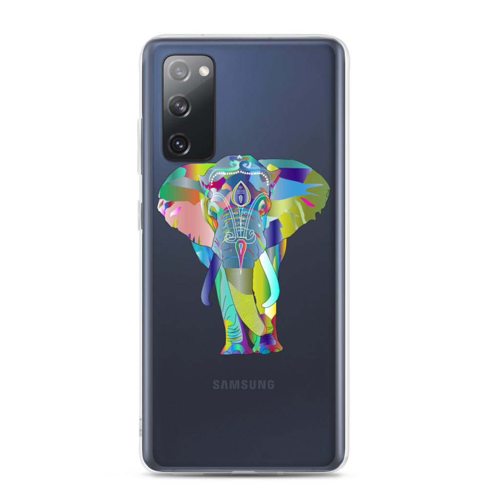 Elephant Face Colour Samsung Case