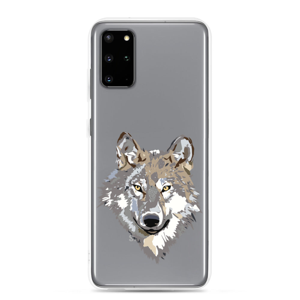 Silver Wolf Samsung Case