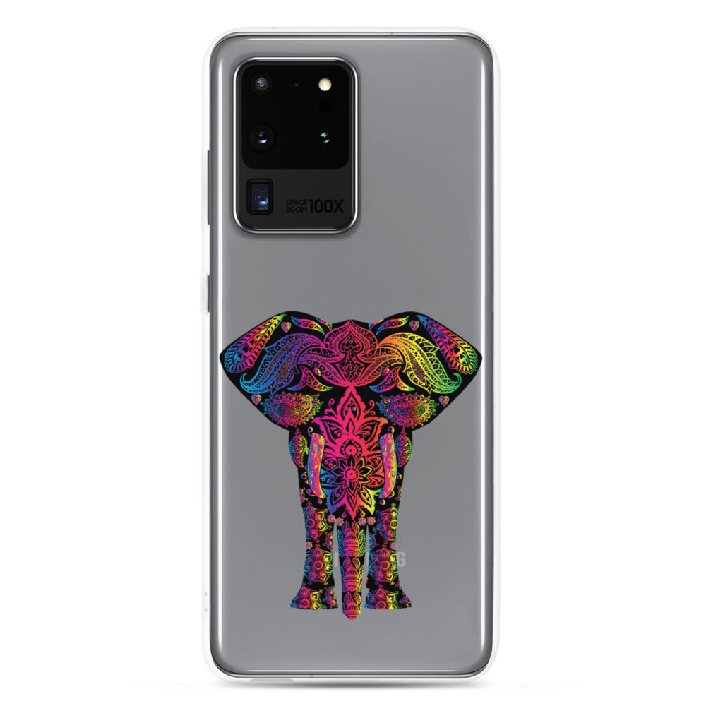 Elephant Face Colour Samsung Case