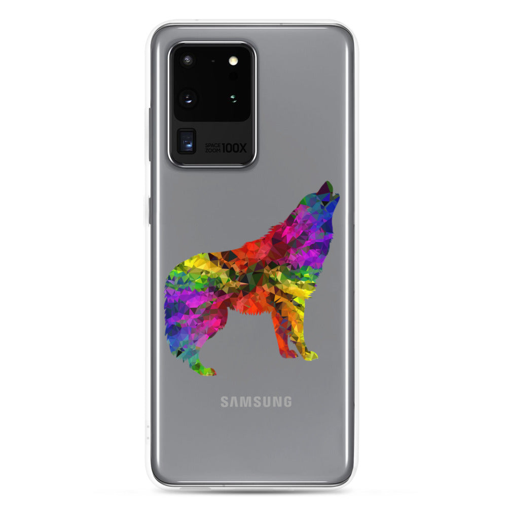 Technicolour Wolf Samsung Case