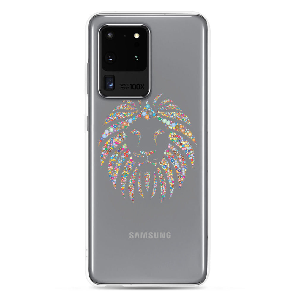 Multi Coloured Lion Samsung Case