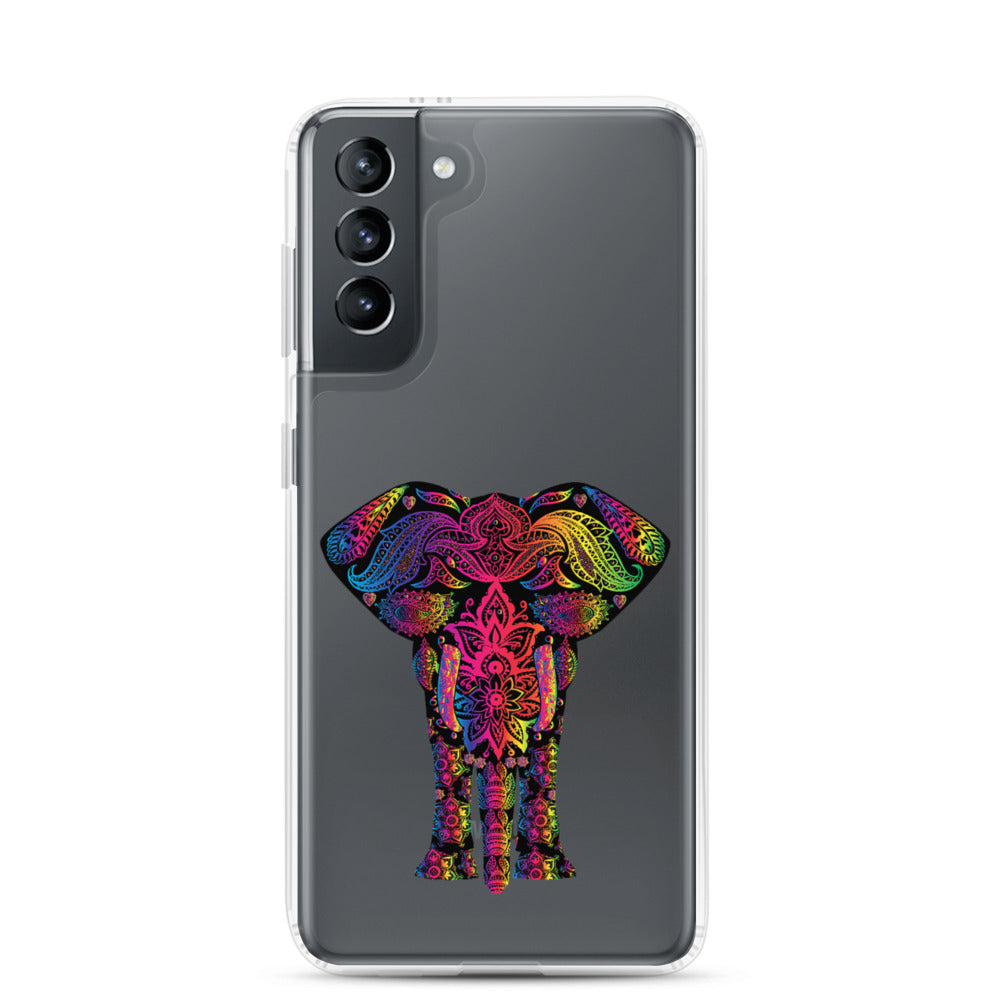 Elephant Face Colour Samsung Case