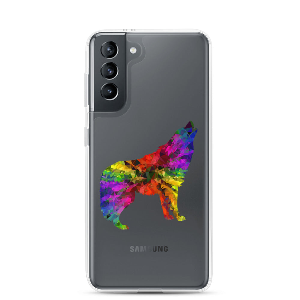 Technicolour Wolf Samsung Case