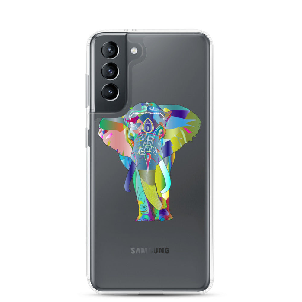 Elephant Face Colour Samsung Case