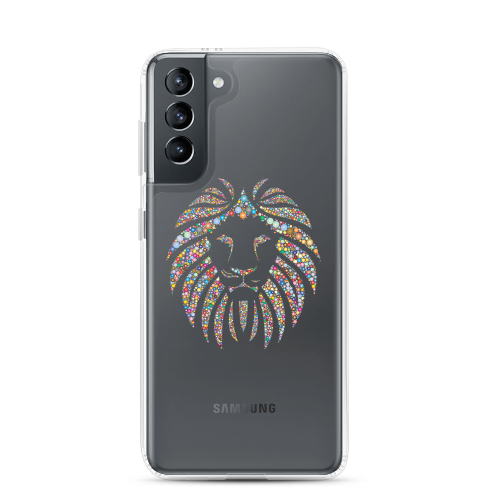 Multi Coloured Lion Samsung Case