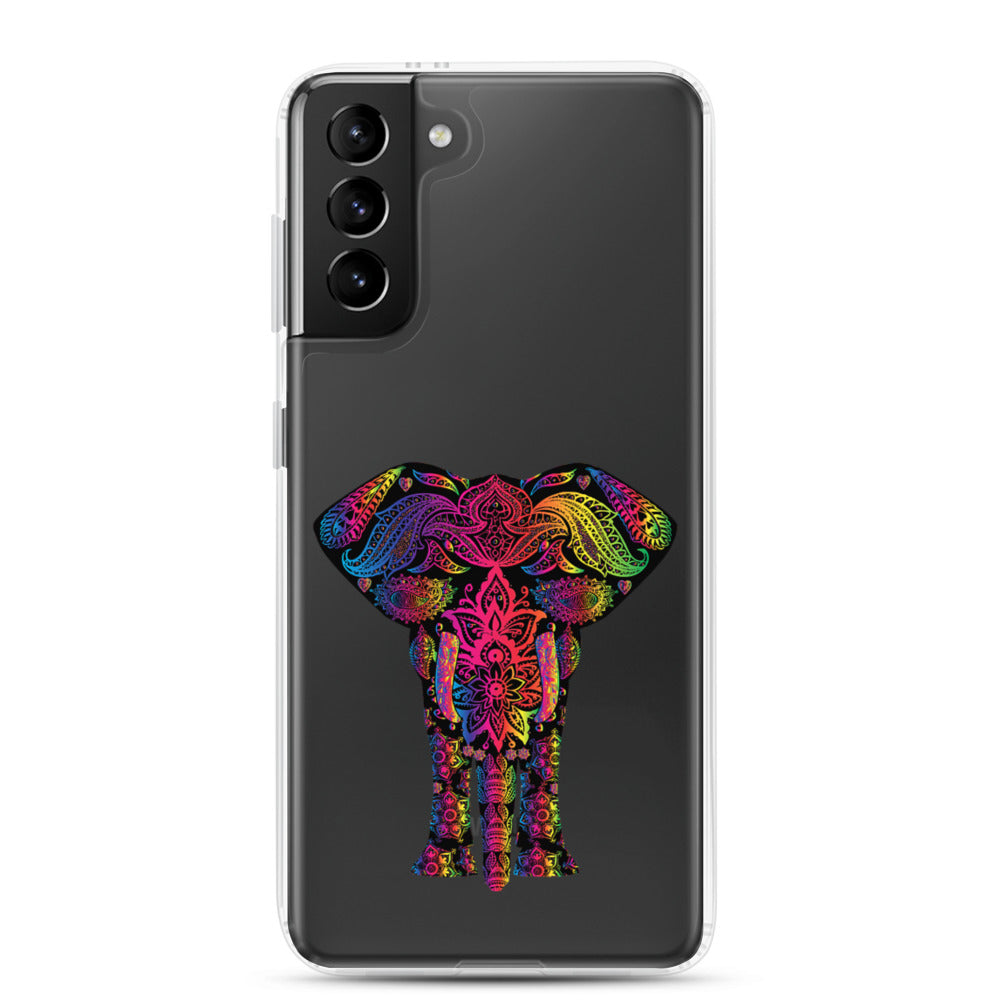 Elephant Face Colour Samsung Case