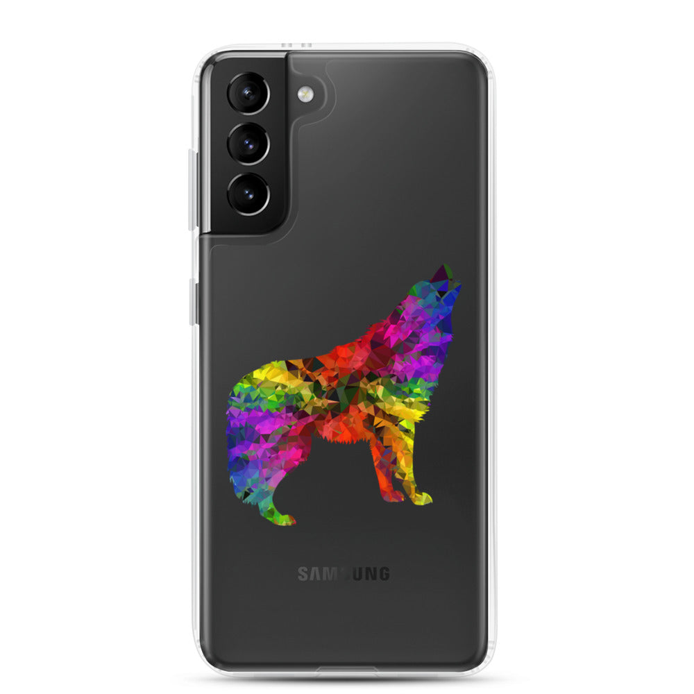 Technicolour Wolf Samsung Case