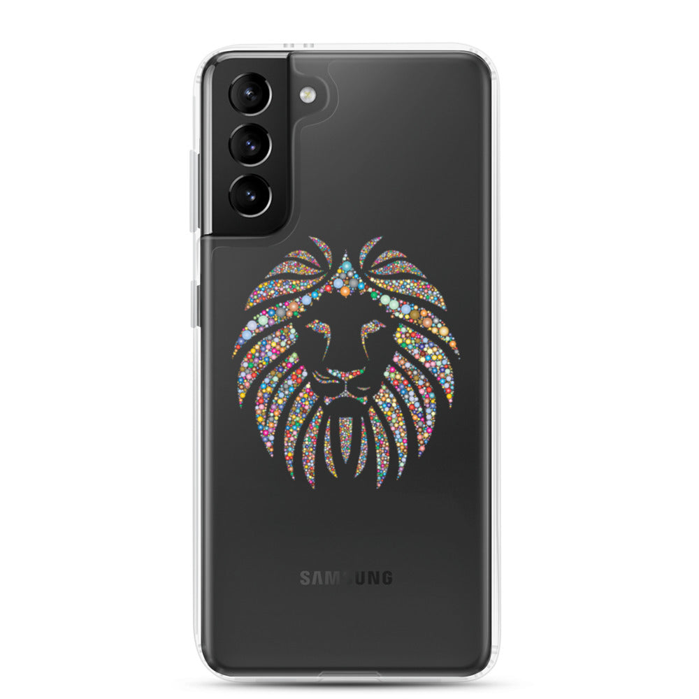 Multi Coloured Lion Samsung Case