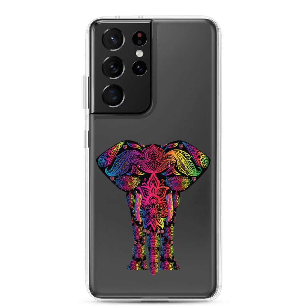 Elephant Face Colour Samsung Case