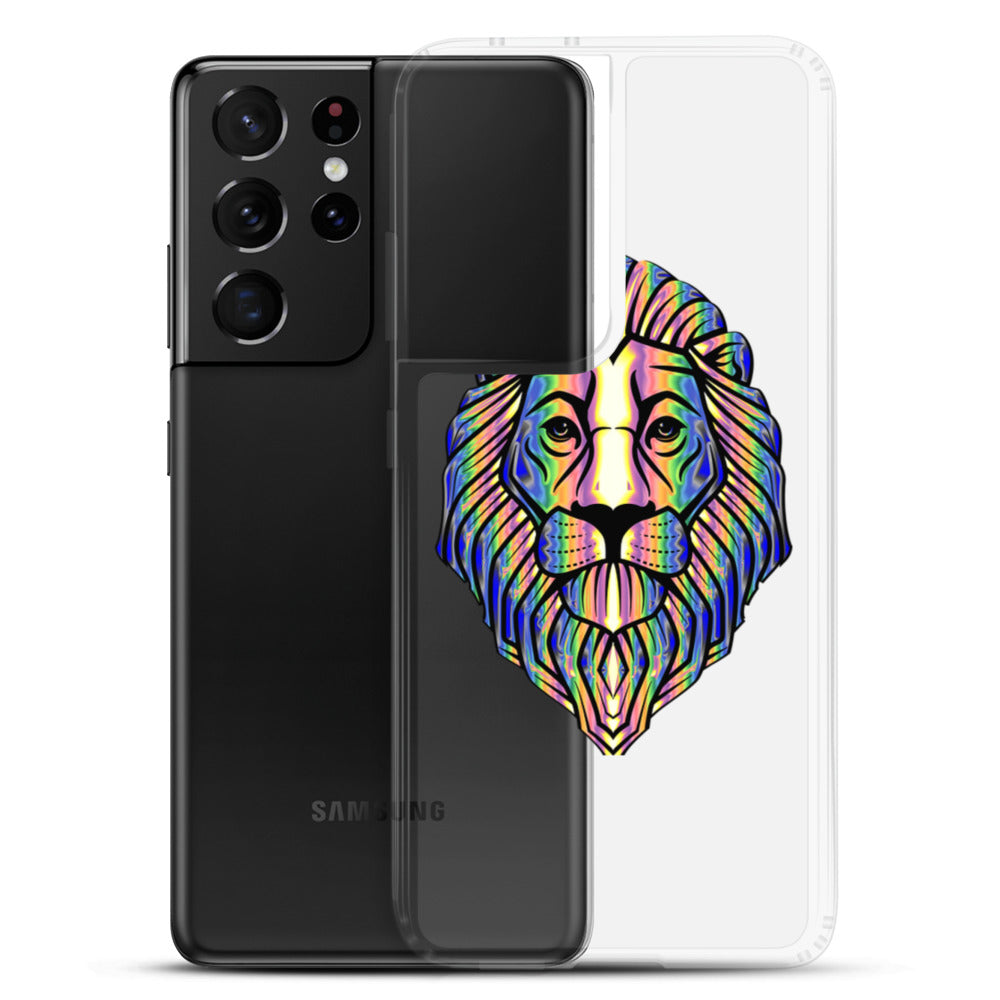 Multi Coloured Lion Samsung Case