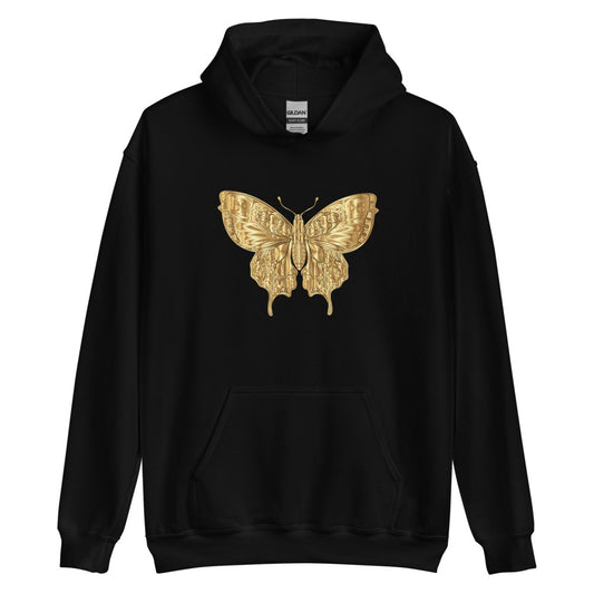 Golden Butterfly Unisex Hoodie