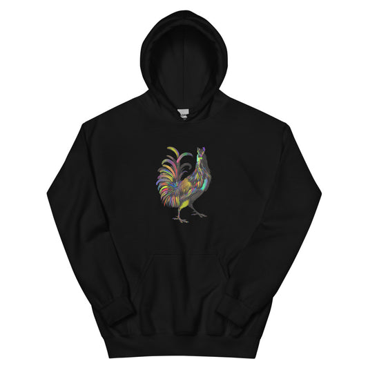 Multi Coloured Hen Unisex Hoodie