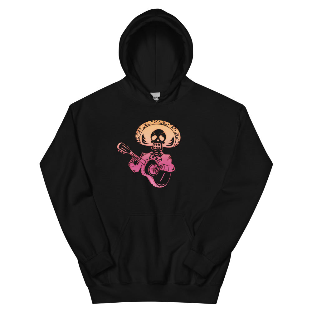 Skeleton Guitar Unisex Hoodie