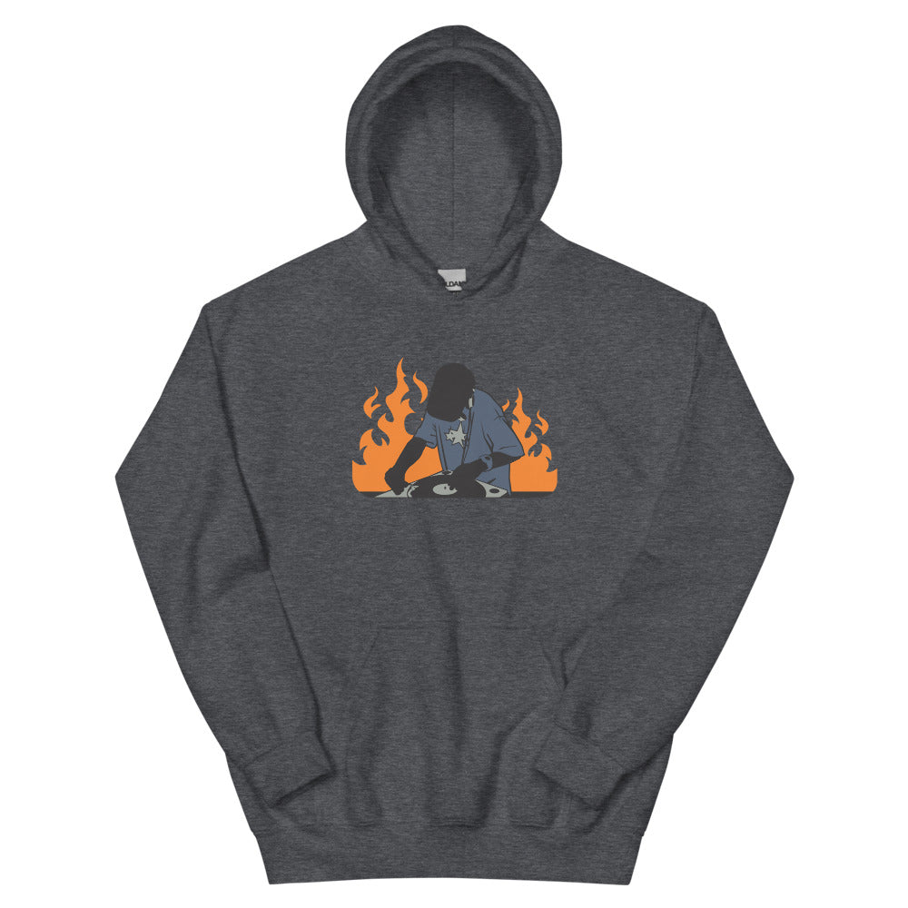 DJ on Fire Unisex Hoodie