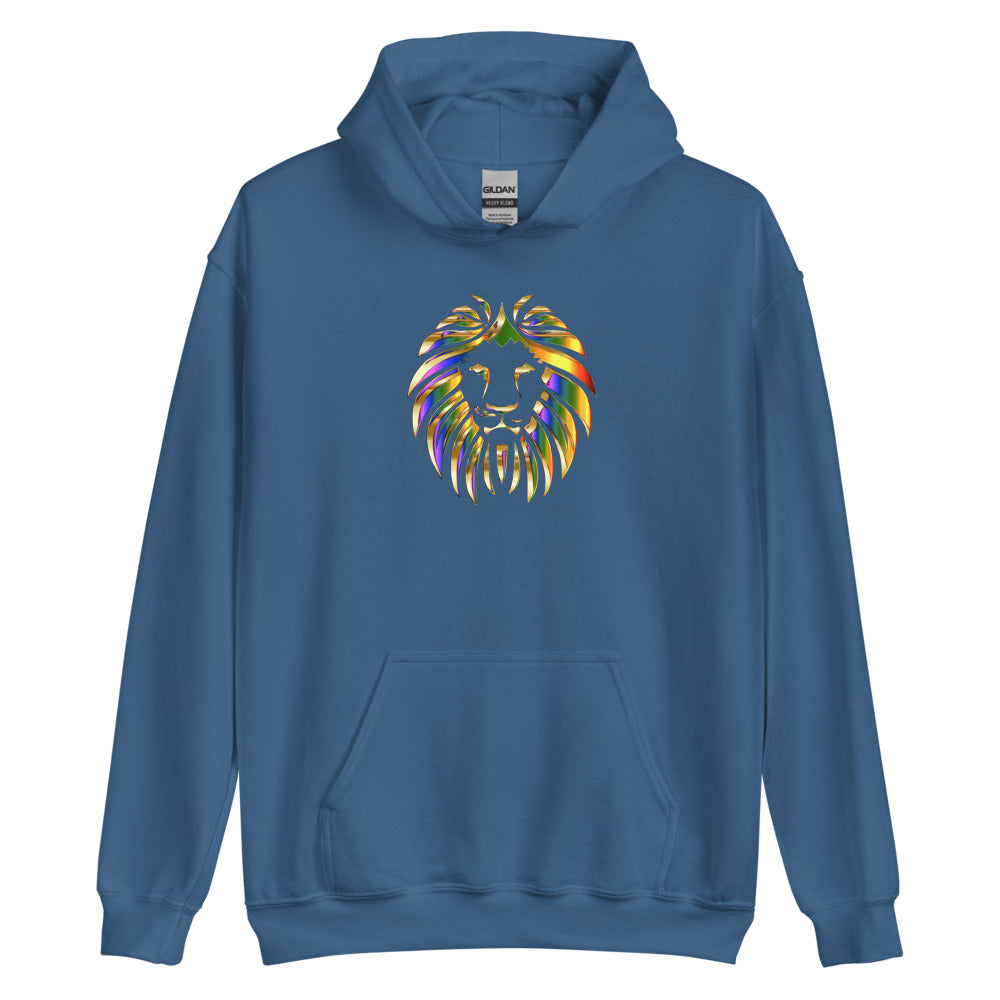 Multi Coloured Lion Unisex Hoodie