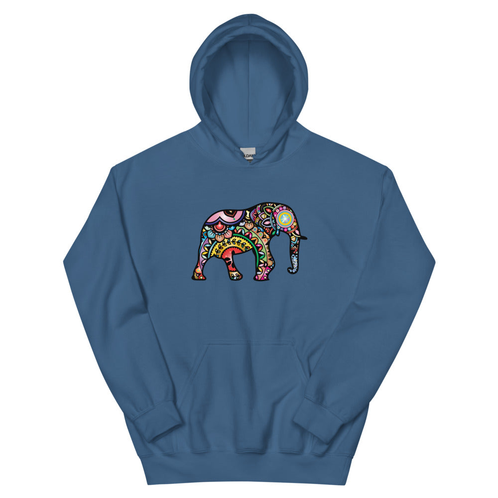 Elephant Colour Unisex Hoodie