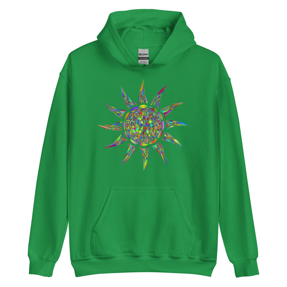 Multi Coloured Sun Unisex Hoodie