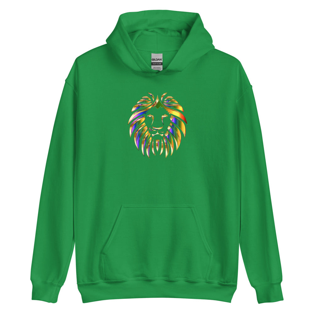 Multi Coloured Lion Unisex Hoodie