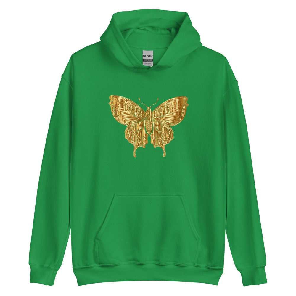 Golden Butterfly Unisex Hoodie