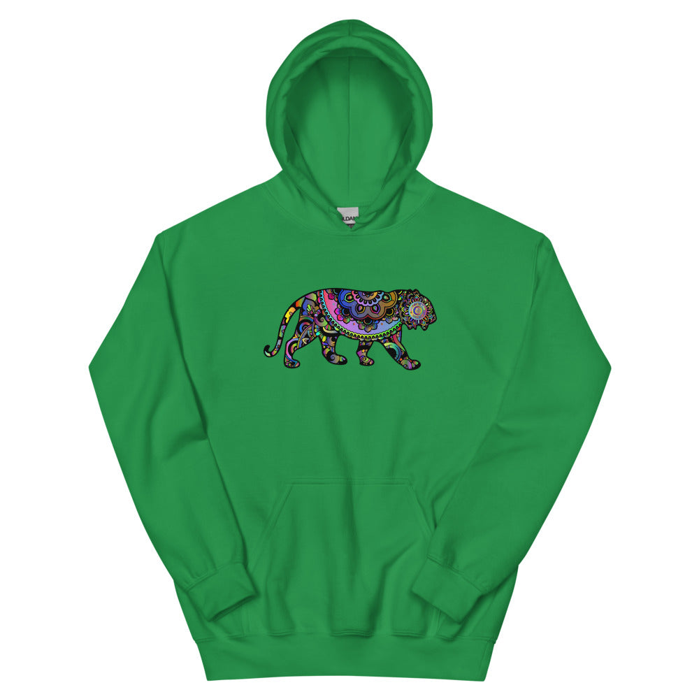 Multi Coloured Tiger Unisex Hoodie