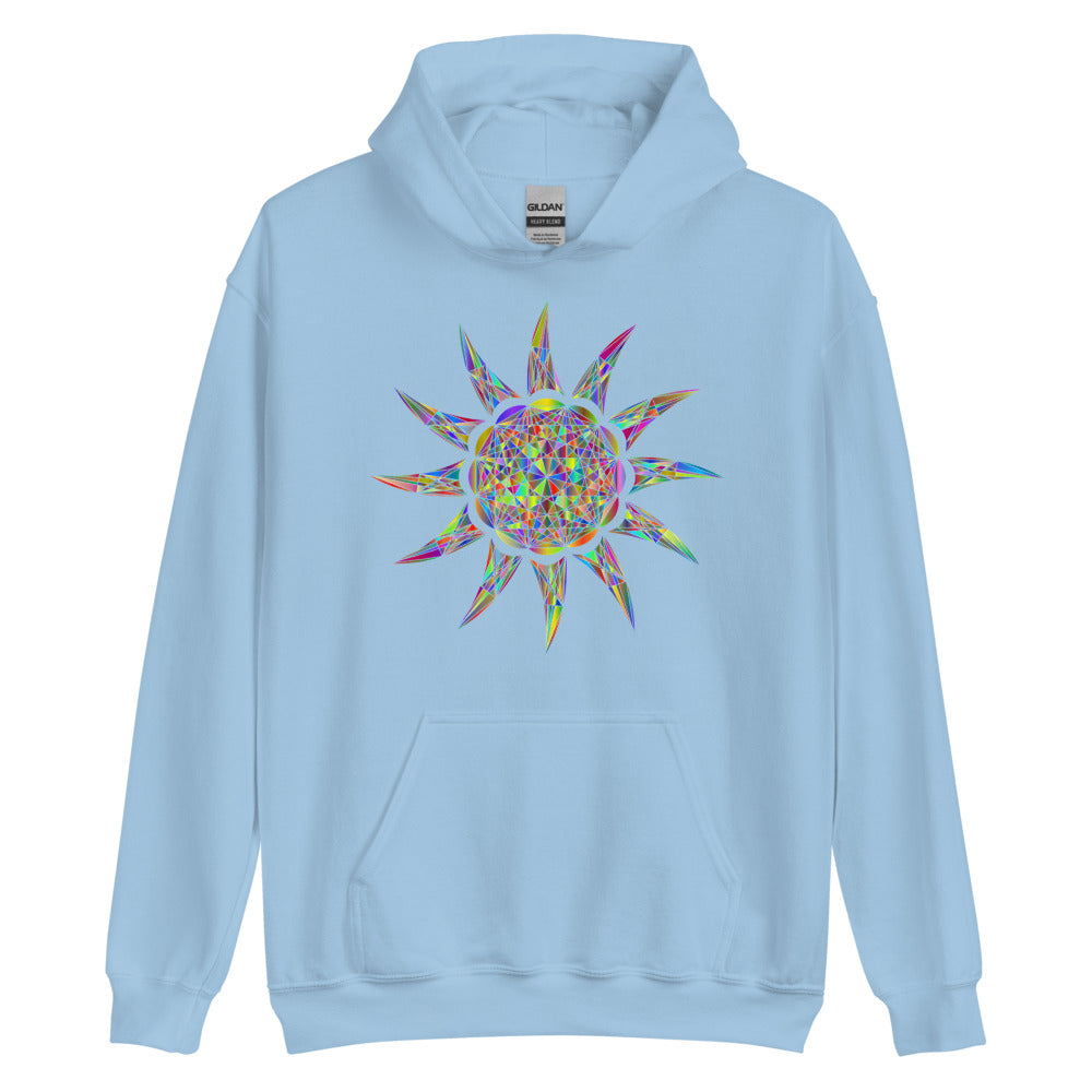 Multi Coloured Sun Unisex Hoodie