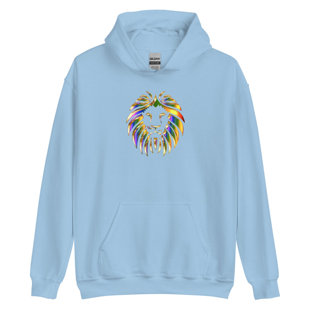 Multi Coloured Lion Unisex Hoodie