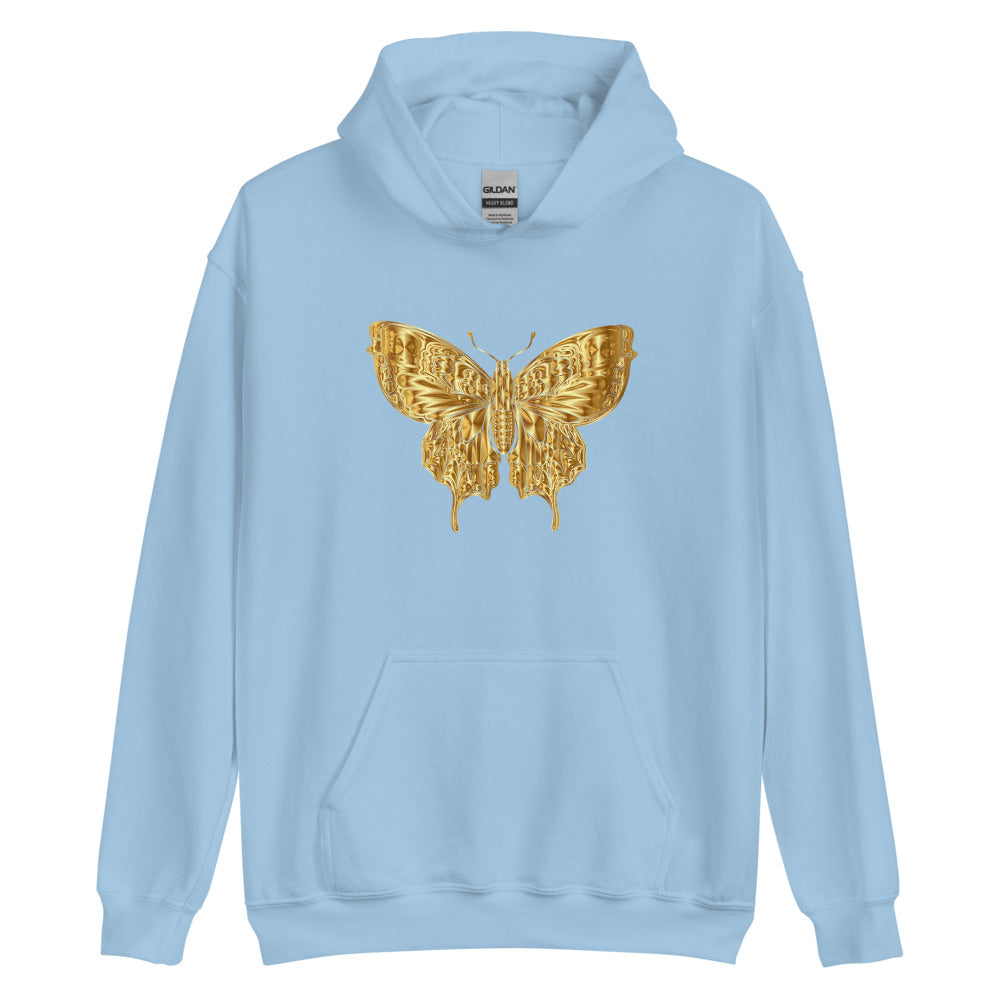 Golden Butterfly Unisex Hoodie