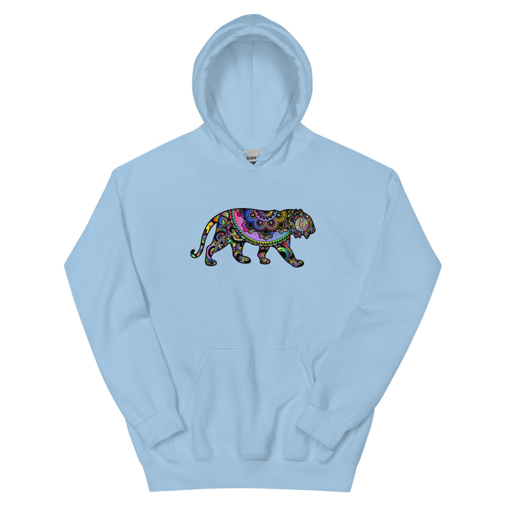 Multi Coloured Tiger Unisex Hoodie