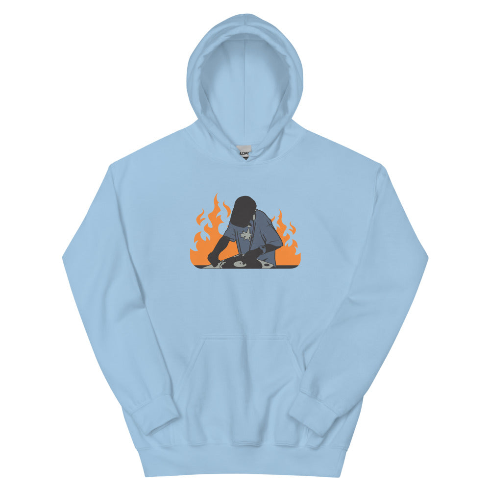 DJ on Fire Unisex Hoodie