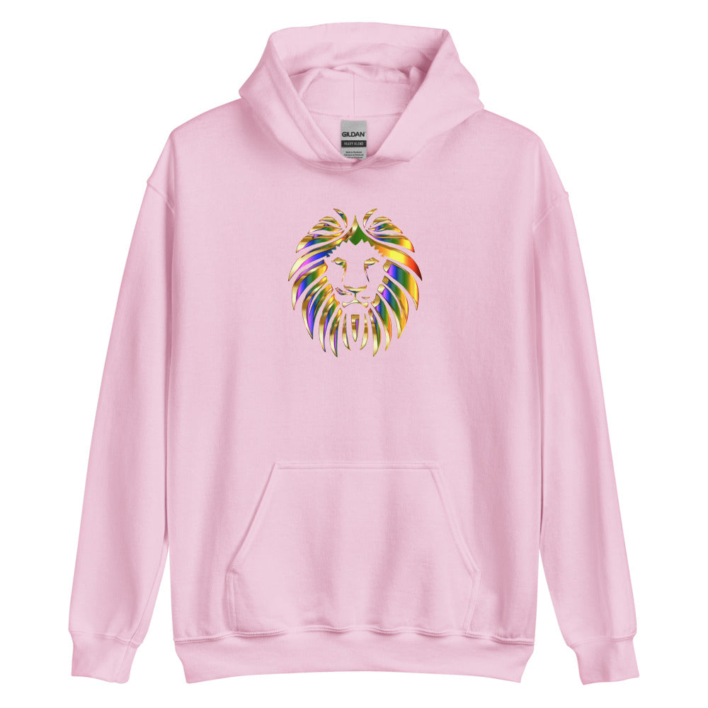 Multi Coloured Lion Unisex Hoodie