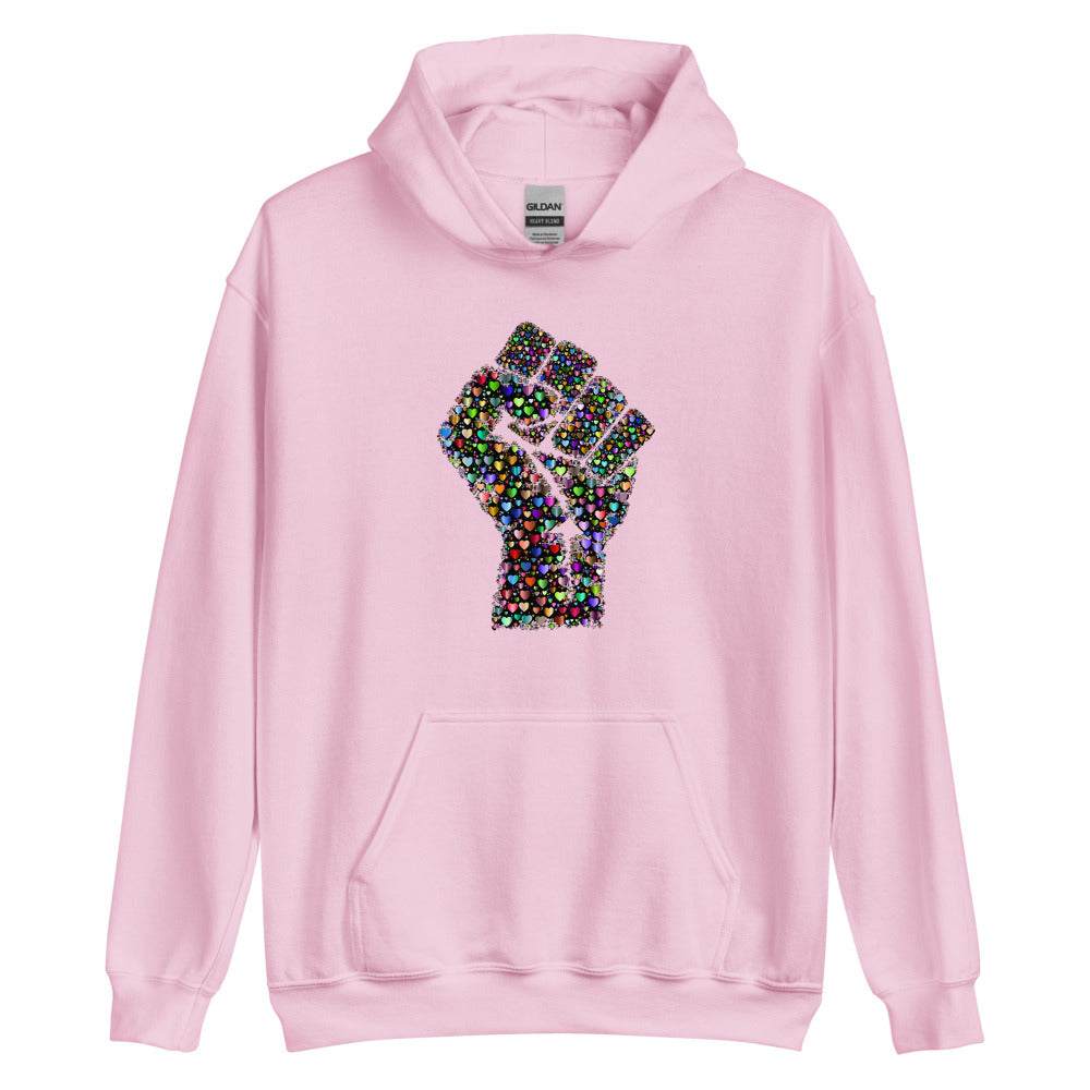 Multi Coloured Fist Unisex Hoodie