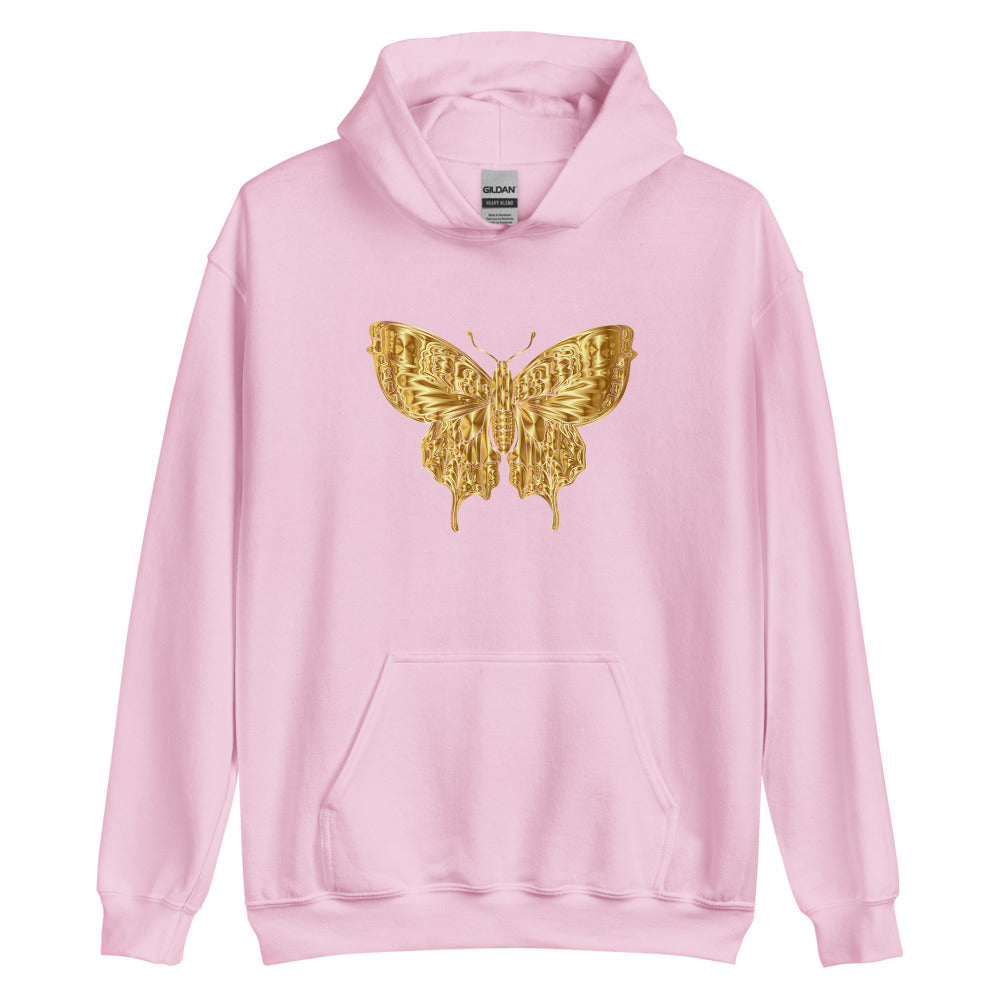 Golden Butterfly Unisex Hoodie