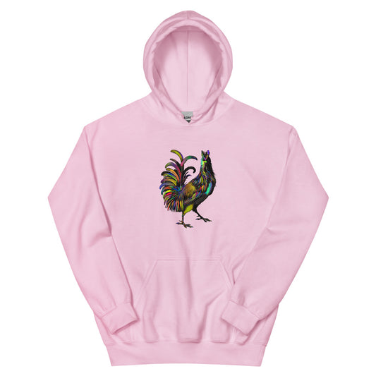 Multi Coloured Hen Unisex Hoodie