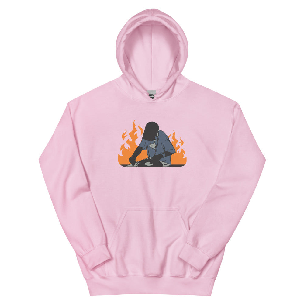 DJ on Fire Unisex Hoodie